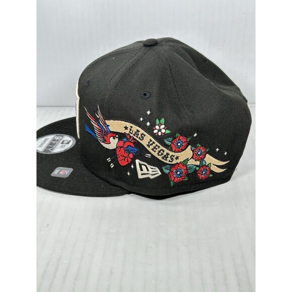 New Era 9FIFTY Las Vegas Raiders NFL City Art SnapBack Hat Cap Black NWT OSFM - Picture 6 of 6